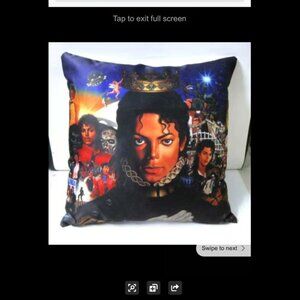MICAHEL JACKSON PILLOWCASE